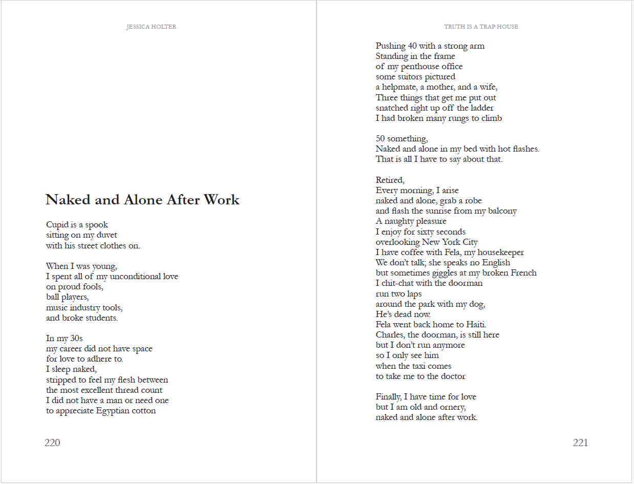 Truth is a Trap House by Jessica Holter, Author, Poet