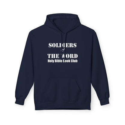 Soldiers of the Word: Holy Bible Book Club ~ Unisex Midweight Softstyle Fleece Hoodie