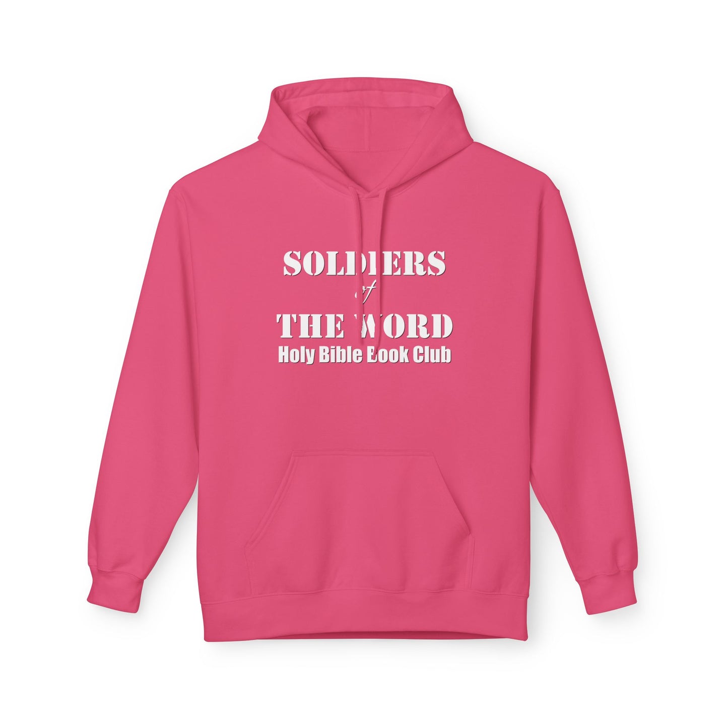 Soldiers of the Word: Holy Bible Book Club ~ Unisex Midweight Softstyle Fleece Hoodie