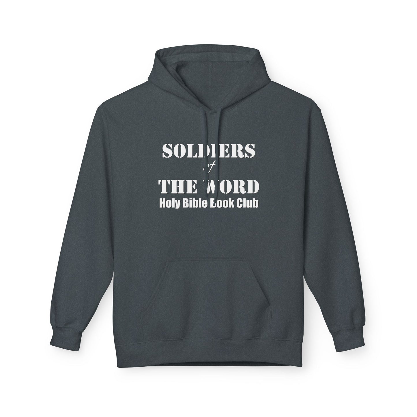 Soldiers of the Word: Holy Bible Book Club ~ Unisex Midweight Softstyle Fleece Hoodie